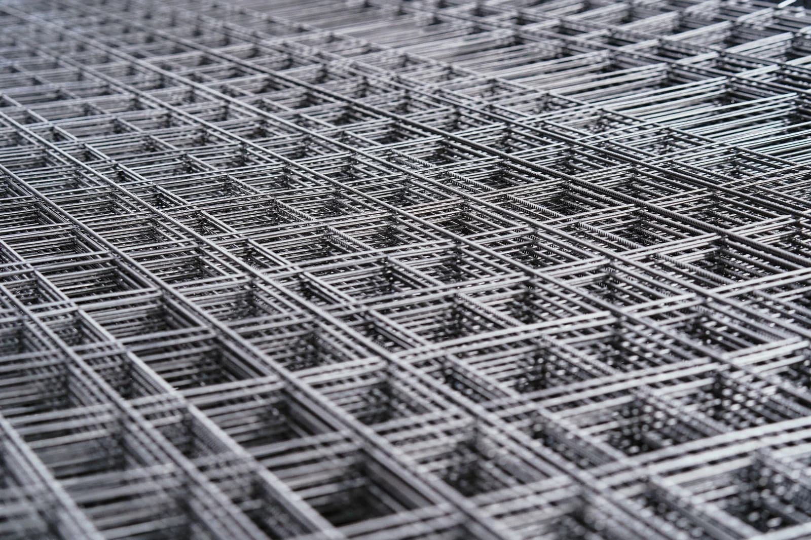 Welded mesh panels for steel fencing construction cages and fabrication projects